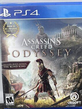 Sony Playstation PS4 Assassin's Creed Odyssey Game "The Blind King"
